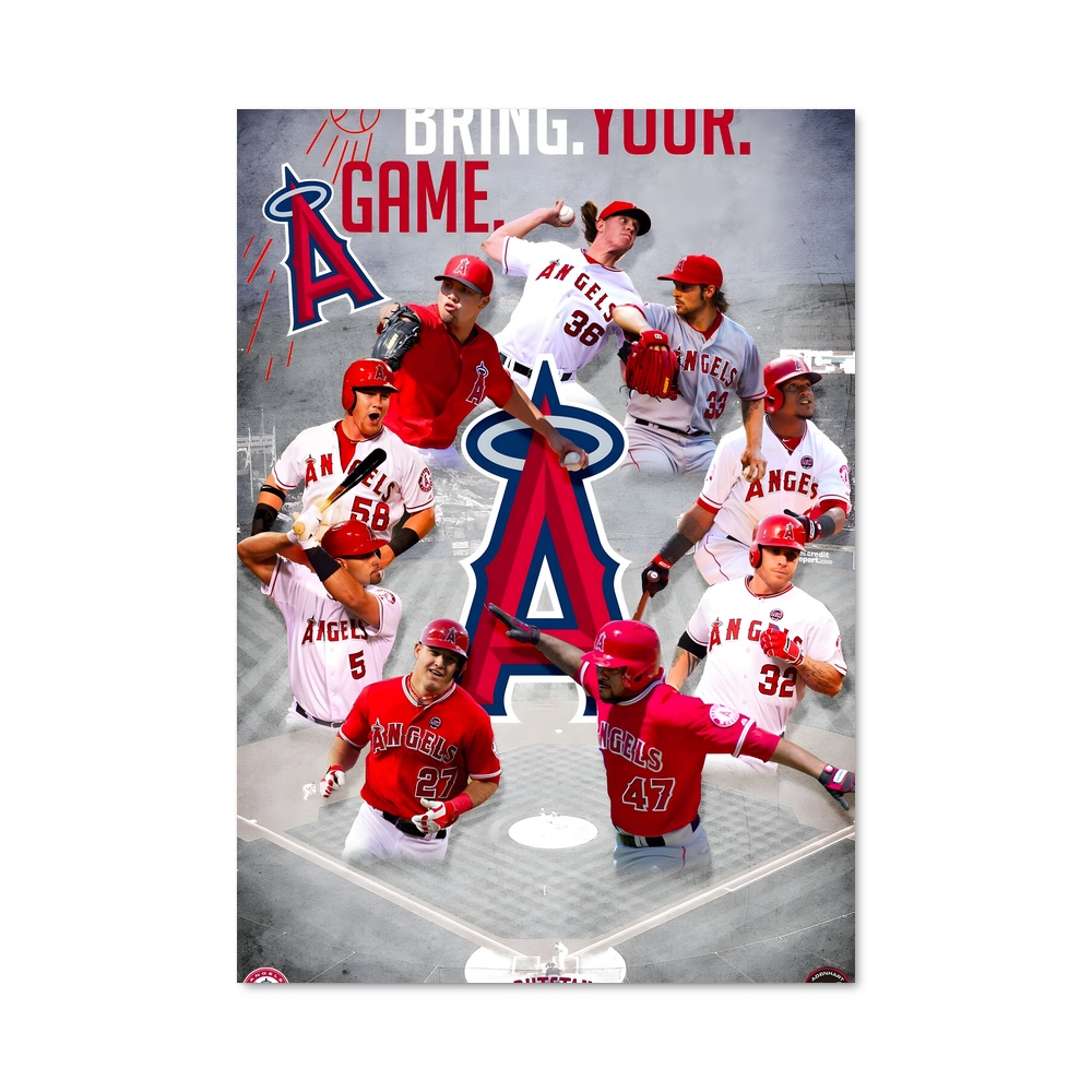 Poster Angels in the Outfield – affiche Baseball